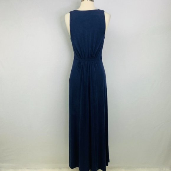 Anthropologie Moulinette Soeurs Womens XS Navy Sanna Maxi Dress - Picture 8 of 13